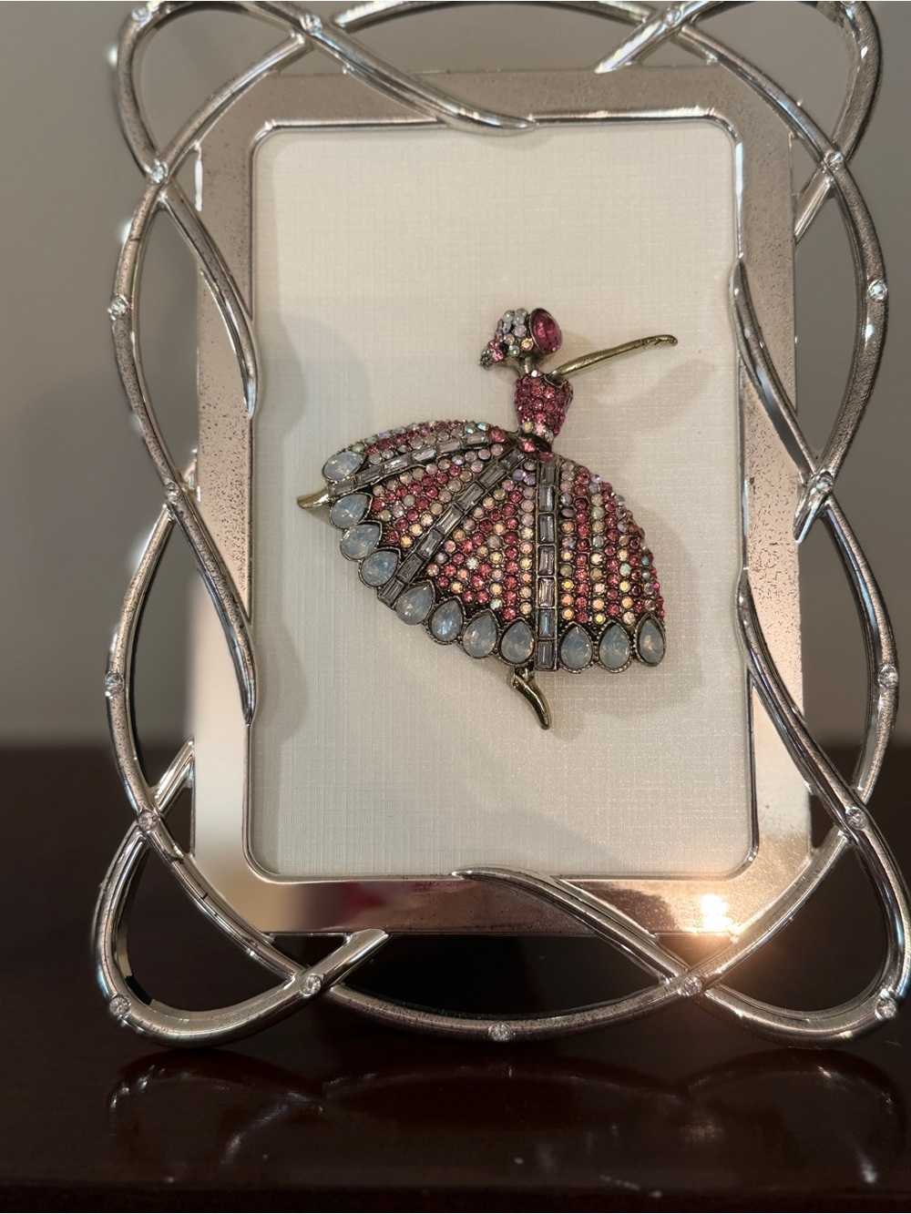 Rhinestone Ballerina Framed Mini Art - Picture 11 of 11